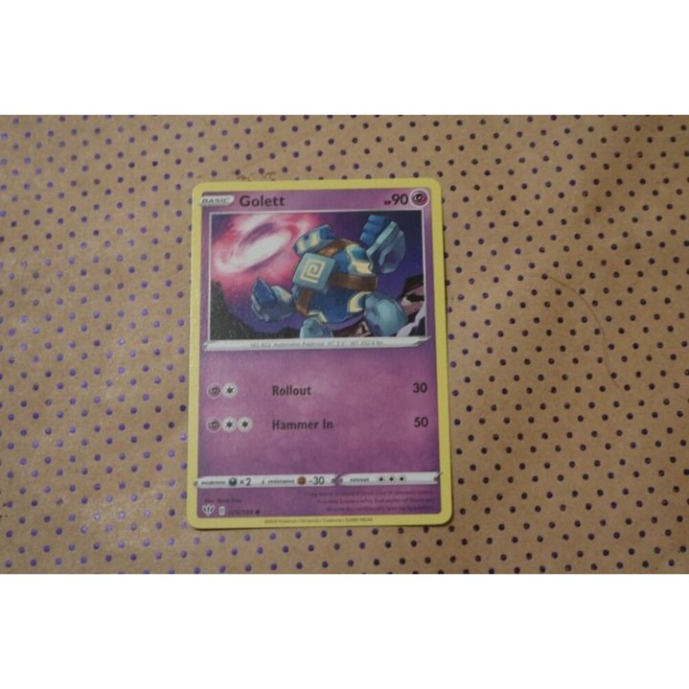 Golett 076/189 Pokemon Card (2020)